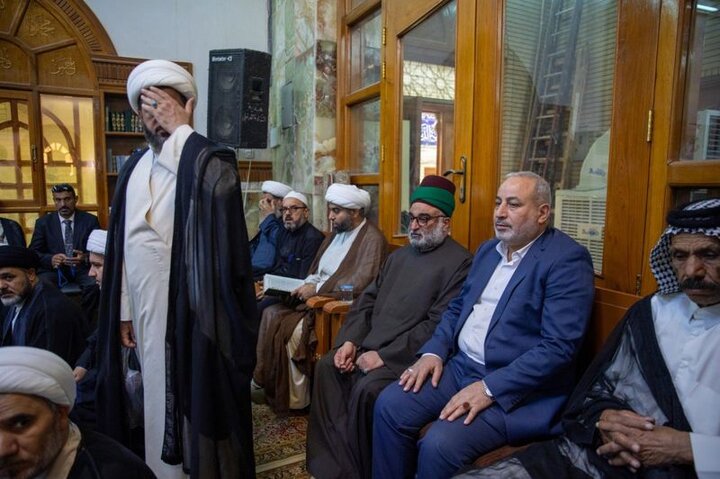 مراسيم تشييع عقيلة السيد السيستاني في النجف الأشرف