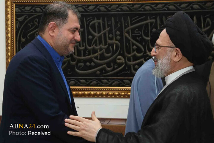 دیدار معاون بین الملل مجمع جهانی اهل بیت(ع) با علامه سید علی فضل الله