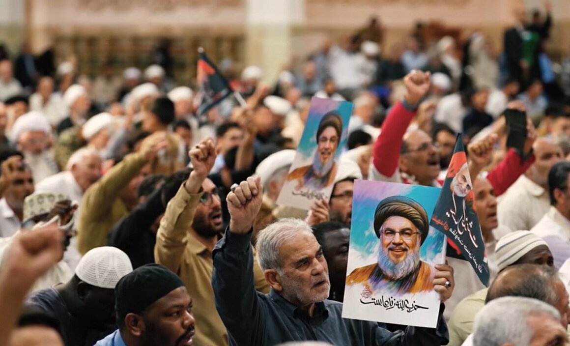 ویدیو | مراسم اولین سالگرد شهادت شهید سیدحسن نصرالله و شهدای مقاومت در قم