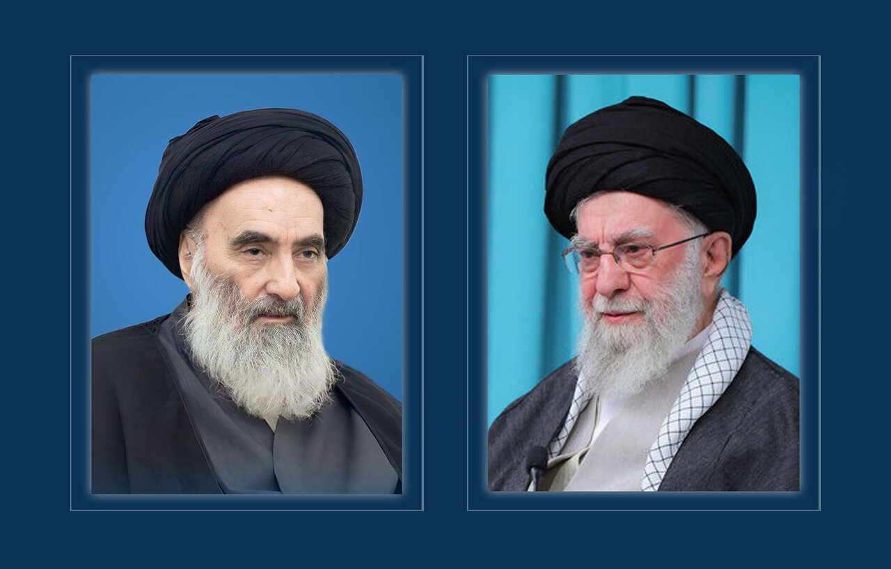 Ujumbe wa Rambirambi wa Kiongozi Mkuu wa Mapinduzi ya Kiislamu kwa Ayatollah Sistani kufuatia Kifo cha Mke Wake