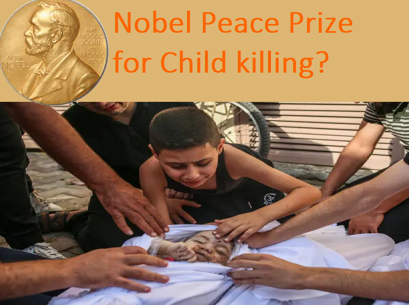 'نوبل امن انعام'، انعام 'جنگ کے منصوبہ ساز' کے لئے، نہ کہ 'امن کے معمار' کے لئے