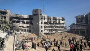 Al-Shifa Hospital in Gaza continues its work despite approach of occupation vehicles