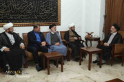 Informe fotográfico | Allama Sayyed Ali Fadlallah recibe al Subdirector de Asuntos Internacionales de la Asamblea Mundial  AhlulBayt (a.s.)