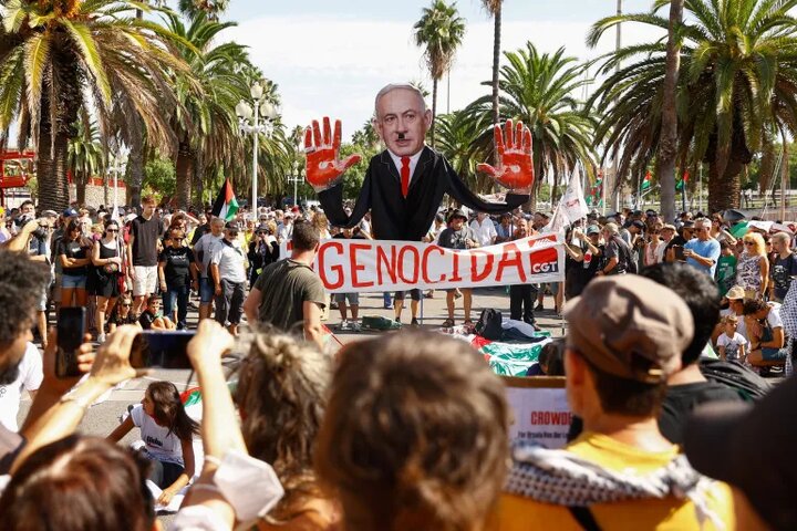 معترضان آمریکایی خواستار محاکمه نتانیاهو در دادگاه بین‌المللی شدند