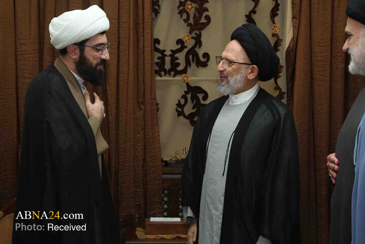 Informe fotográfico |  Allama Sayyed Ali Fadlallah recibe al Subdirector de Asuntos Internacionales de la Asamblea Mundial AhlulBayt
