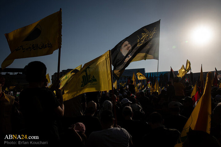 Informe fotográfico | Ceremonia del primer aniversario del martirio de Sayyed Hassan Nasrallah en Dahieh, Beirut