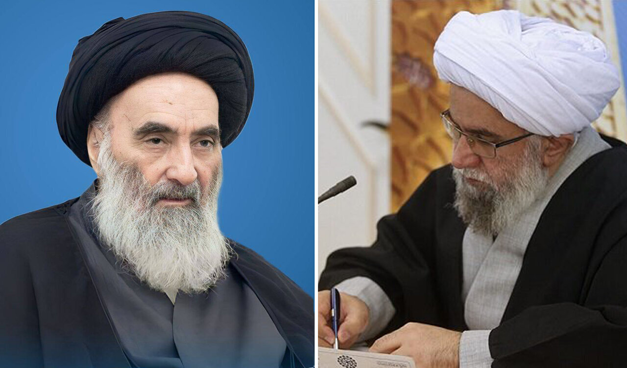 Mensahe ng Pakikiramay mula sa Kalihim ng Pandaigdigang Ahlul Bayt (a.s.) kay Marja’ al-Taqlid na si Sayyid Sistani sa Pagpanaw ng Kanyang Asawa