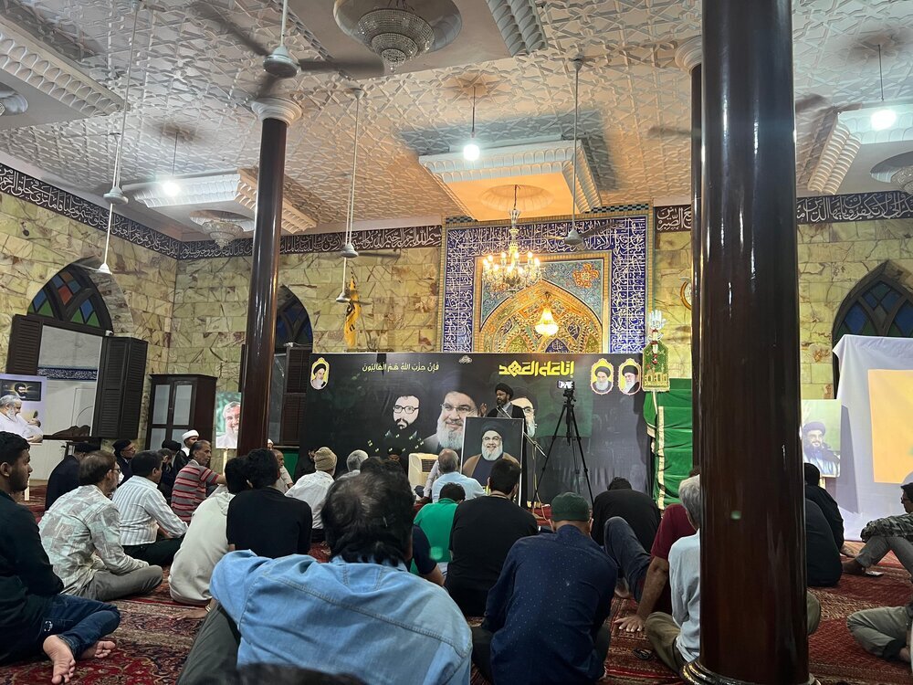  مسجدِ ایرانیان میں شہید سید حسن نصراللہؒ کی پہلی برسی بڑی شان و شوکت کے ساتھ منائی گئی