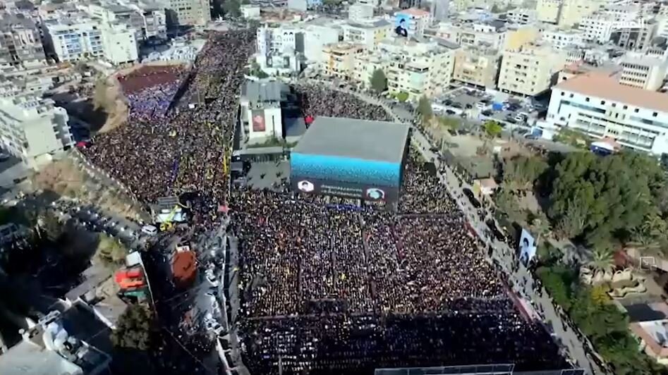 Video: Aerial footage of massive crowds on anniversary Martyrdom of Sayyed Hassan Nasrallah
