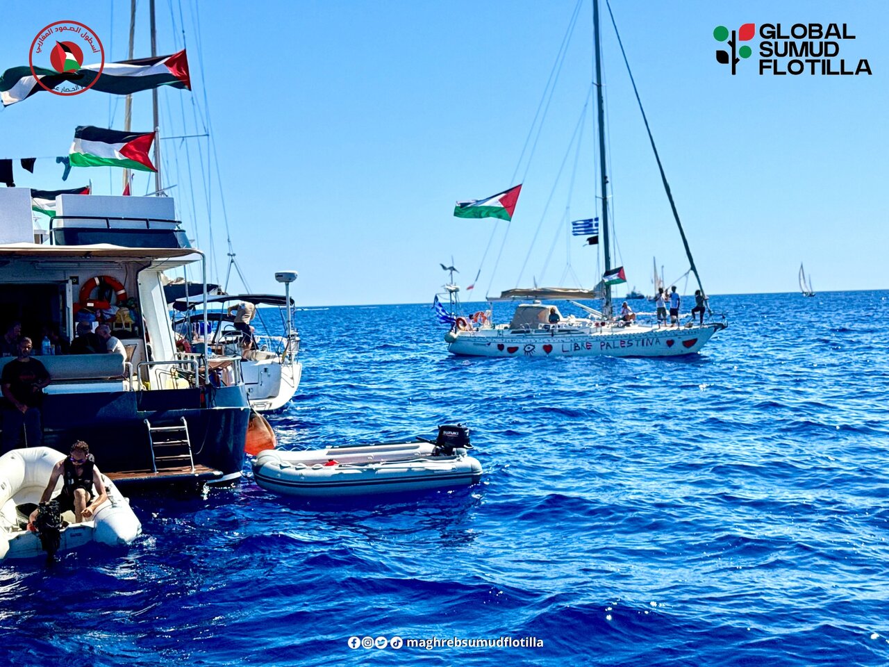 Global Sumud Flotilla: We are 3 days away from Gaza and approaching danger zones
