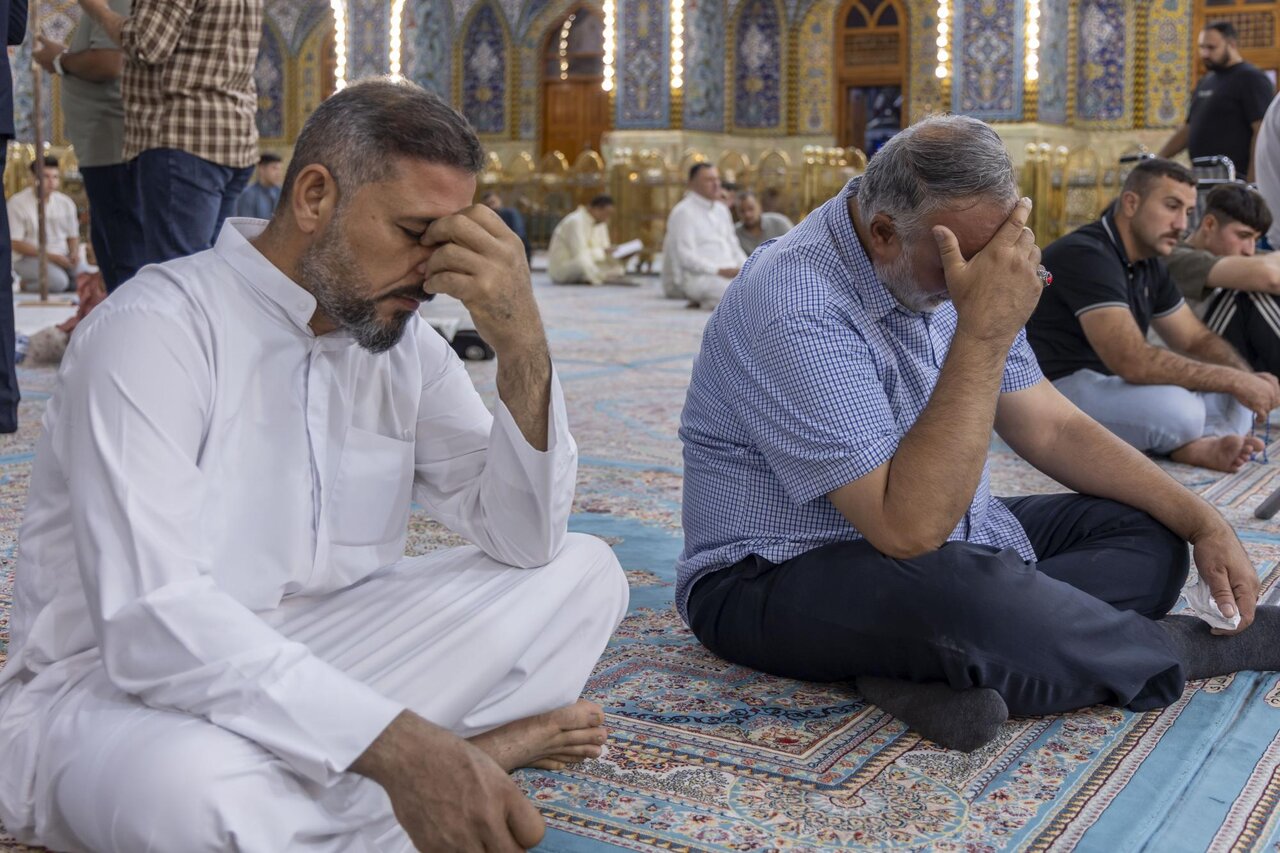 العتبة العباسية المقدسة تقيم مجلس عزاء لإحياء ذكرى شهادة السيدة الزهراء (ع)