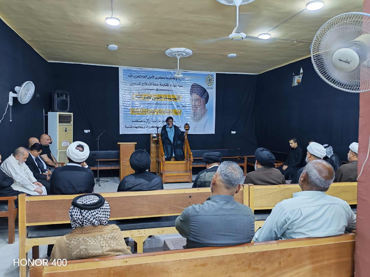 برگزاری بیش از ۱۰۰ مراسم گرامیداشت شهید سیدحسن نصرالله در عراق + تصاویر