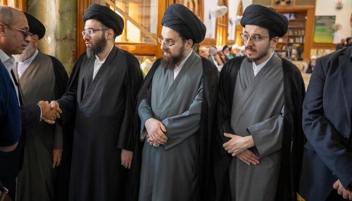 تقرير مصور/ حضور واسع في تشييع عقيلة المرجع الأعلى السيستاني في حرم أمير المؤمنين