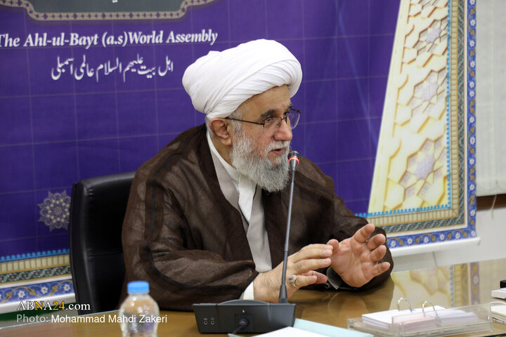 دیدار اعضای گروه قمر بنی هاشم(ع) با دبیرکل مجمع جهانی اهل بیت(ع)