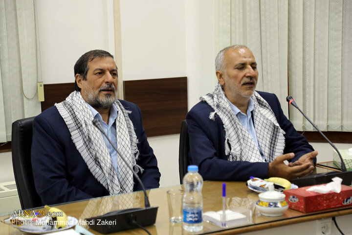 دیدار اعضای گروه قمر بنی هاشم(ع) با دبیرکل مجمع جهانی اهل بیت(ع)