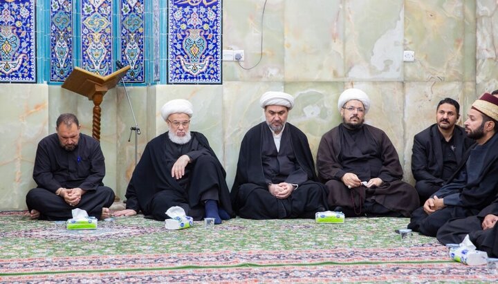 إقامة مجلس عزاء في ذكرى استشهاد السيدة فاطمة الزهراء (ع) بكربلاء المقدسة