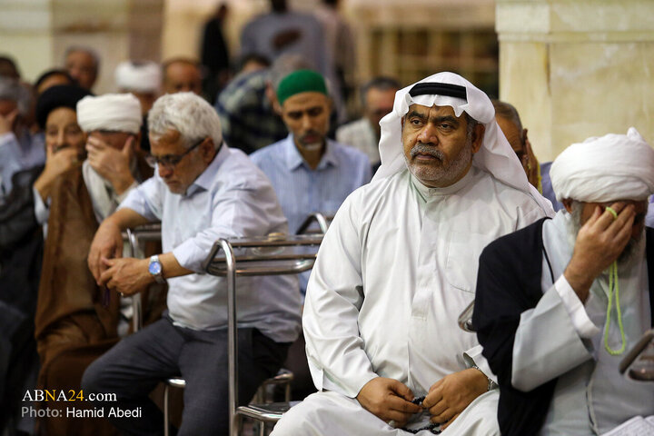 مراسم اولین سالگرد طلایه‌داران محور مقاومت در حرم حضرت معصومه (س)