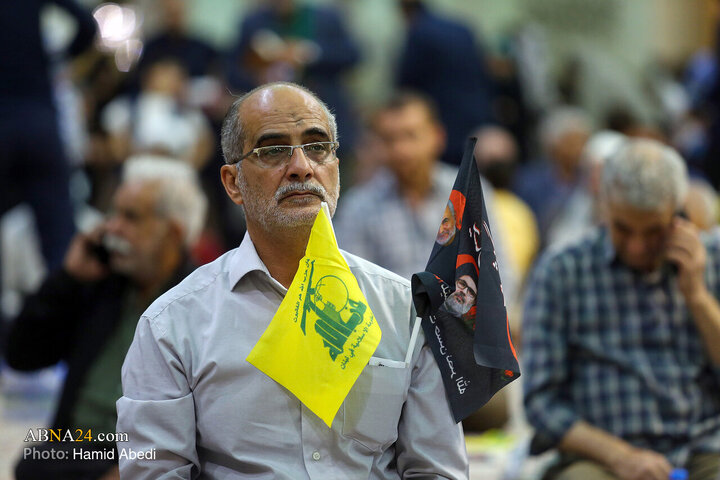 مراسم اولین سالگرد طلایه‌داران محور مقاومت در حرم حضرت معصومه (س)