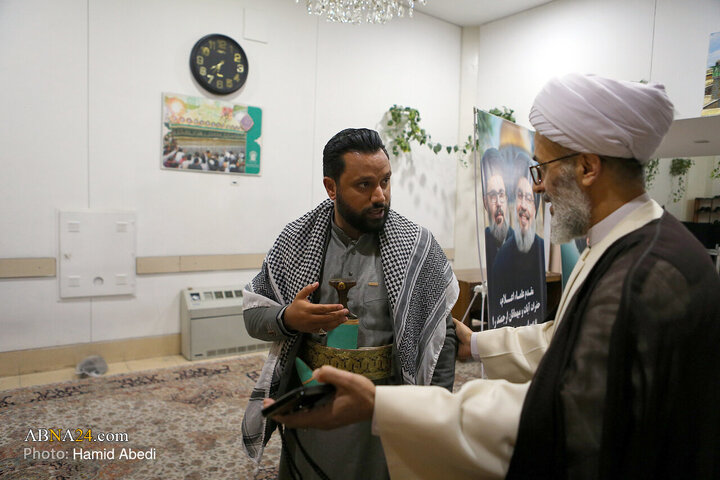 مراسم اولین سالگرد طلایه‌داران محور مقاومت در حرم حضرت معصومه (س)