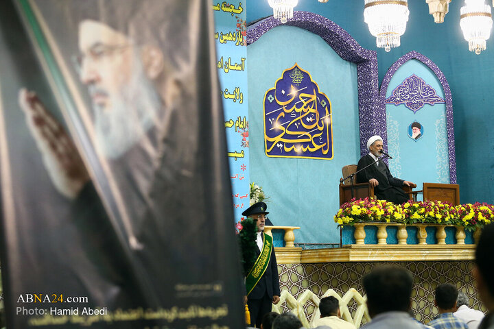 مراسم اولین سالگرد طلایه‌داران محور مقاومت در حرم حضرت معصومه (س)