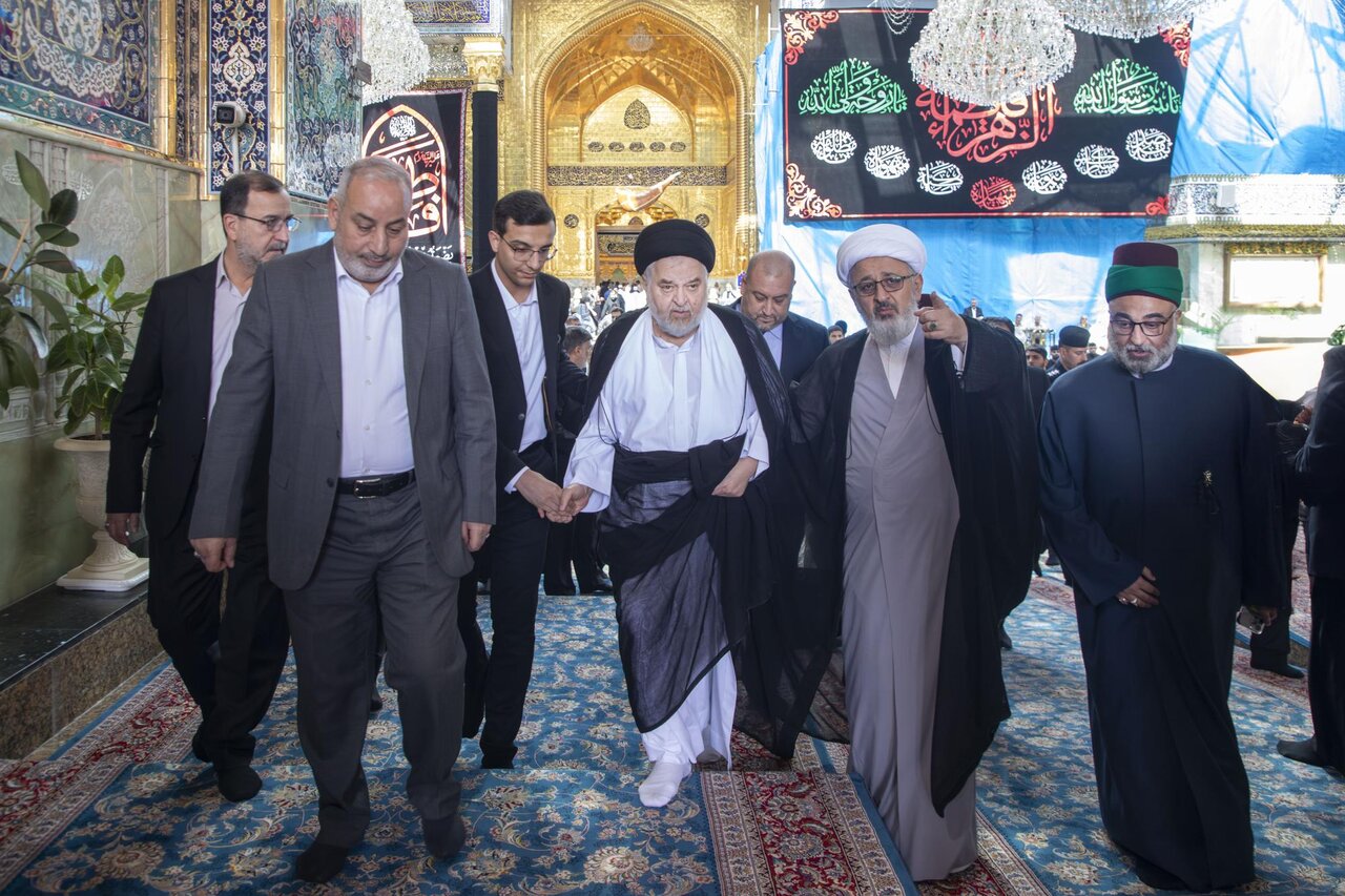 General Representative of Supreme Religious Authority; Sayed Jawad al-Shahristani, visits Al-Abbas Holy Shrine