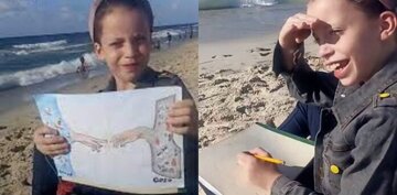 غزہ کے ساحل پر بیٹھی معصوم فلسطینی بچی صمود فلوٹیلا کا انتظار کرتی رہ گئی