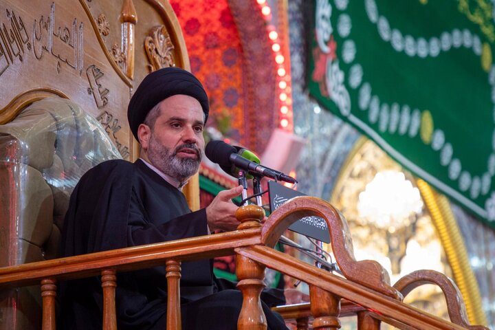 تقرير مصور/ العتبة العباسية المقدسة تقيم مجلس عزاءٍ لإحياء ذكرى شهادة السيدة الزهراء (ع)