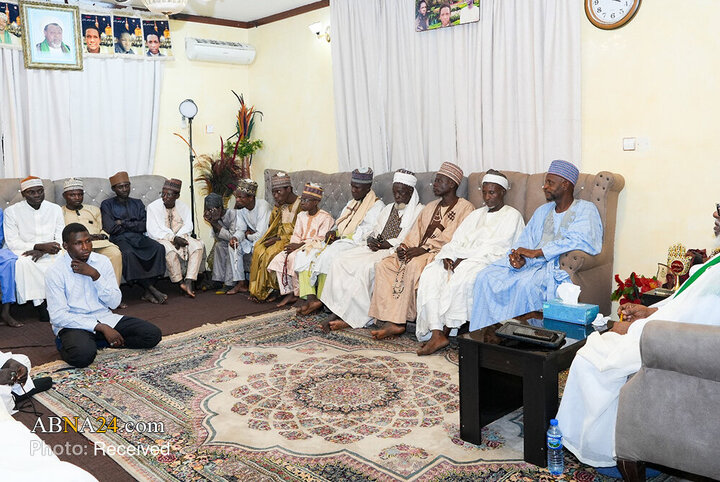 دیدار شیخ زکزاکی با برخی از علمای شهر زازائو نیجریه