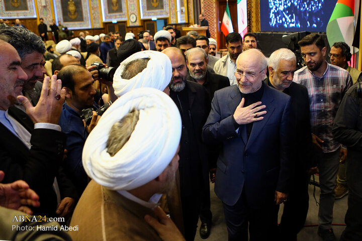 گزارش تصویری | مراسم بزرگداشت اولین سالگرد شهدای مقاومت در قم