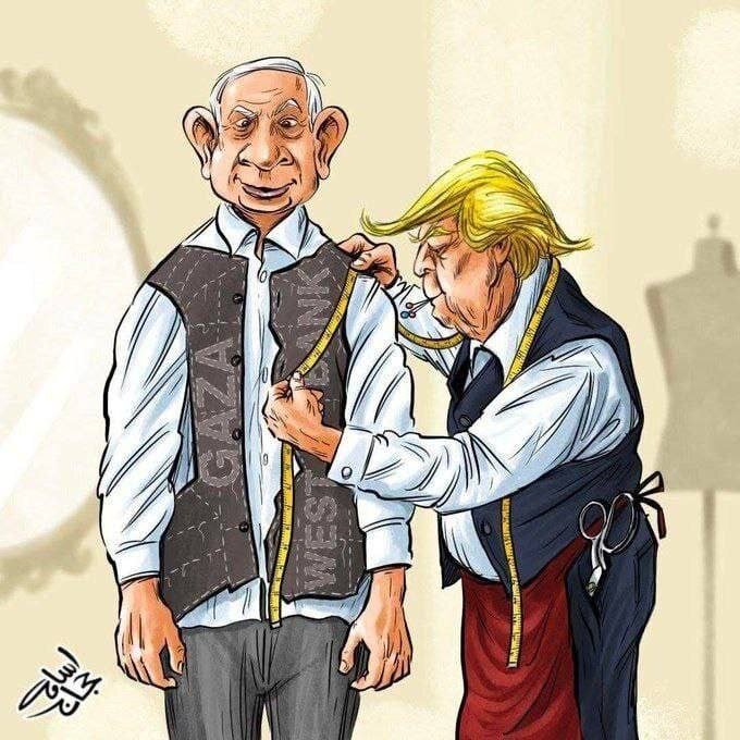 كاريكاتير / خطة ترامب لإنهاء الحرب في غزة