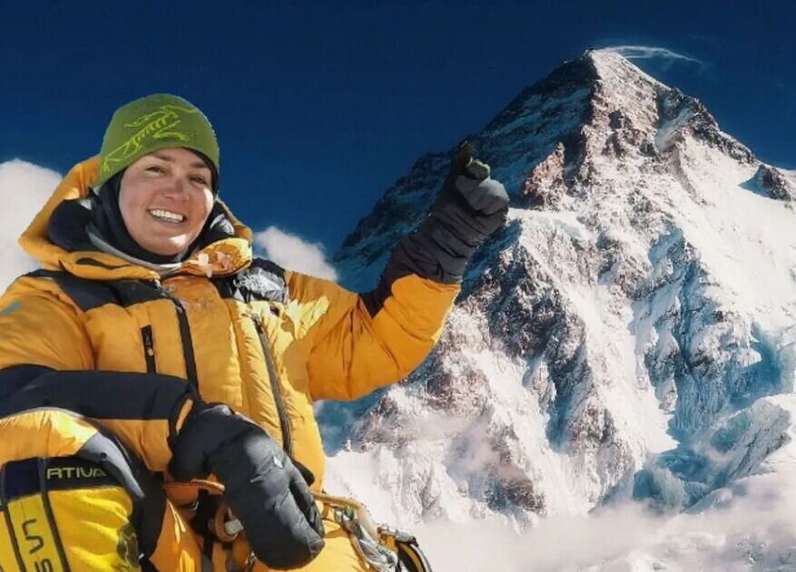 Иранлы гадын алпинист Әфсанә Һисамифард тарихи рекорд вурмаг әрәфәсиндәдир
