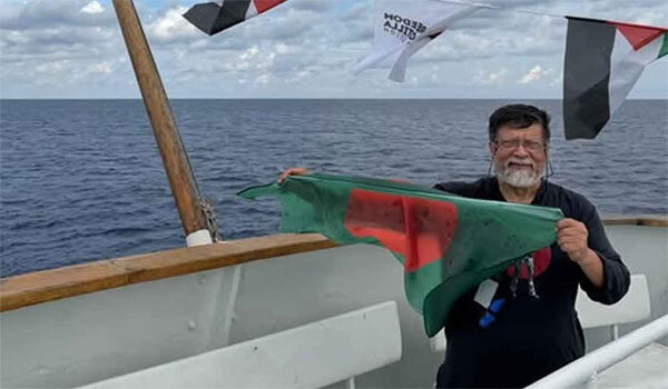  ফিলিস্তিনের  উদ্দেশে রওনা হয়েছেন বাংলাদেশের খ্যাতিমান আলোকচিত্রী ও মানবাধিকারকর্মী।