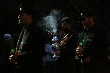 تصویری رپورٹ | آستانۂ مقدسہ سیدہ فاطمہ معصومہ(س) کے خادموں کا عزادار دستہ
