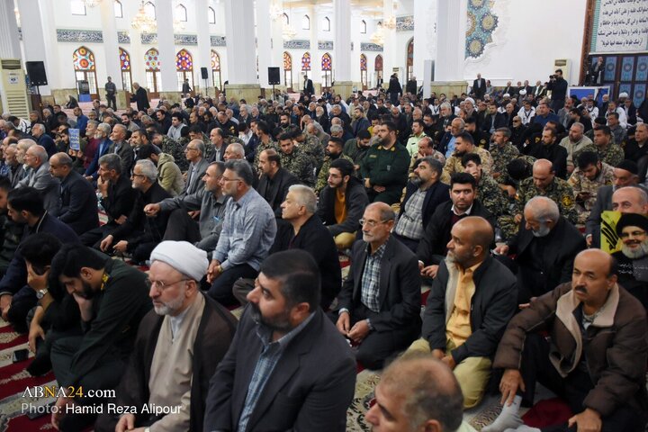 مراسم بزرگداشت اولین سالگرد شهدای مقاومت در شهر رشت