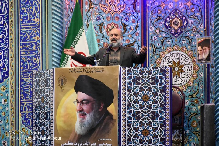 مراسم بزرگداشت اولین سالگرد شهدای مقاومت در شهر رشت