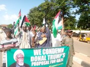 Fotos: Dezenas protestam em Zaria, na Nigéria, em solidariedade a Gaza e em condenação ao regime criminoso de Israel