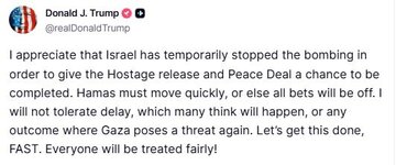 L'ultima posizione di Trump sul piano di cessate il fuoco a Gaza