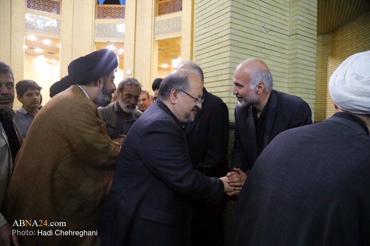 مراسم ترحیم همسر حضرت آیت الله سیستانی در تهران