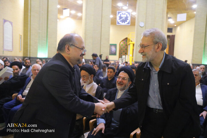 مراسم ترحیم همسر حضرت آیت الله سیستانی در تهران