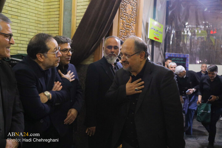 مراسم ترحیم همسر حضرت آیت الله سیستانی در تهران