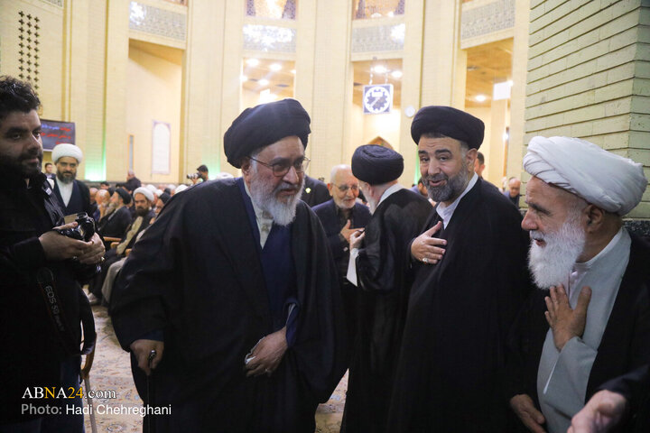 مراسم ترحیم همسر حضرت آیت الله سیستانی در تهران