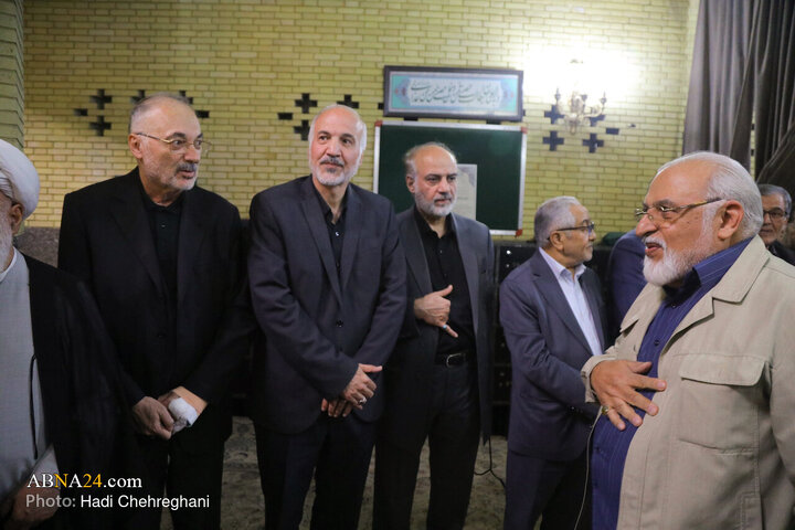 مراسم ترحیم همسر حضرت آیت الله سیستانی در تهران