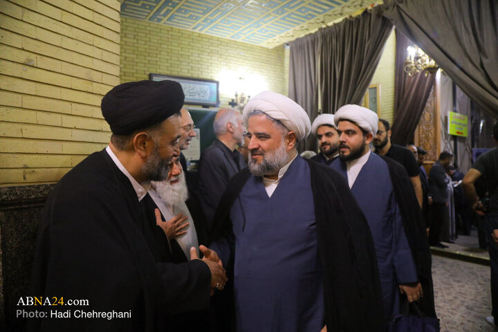 مراسم ترحیم همسر حضرت آیت الله سیستانی در تهران