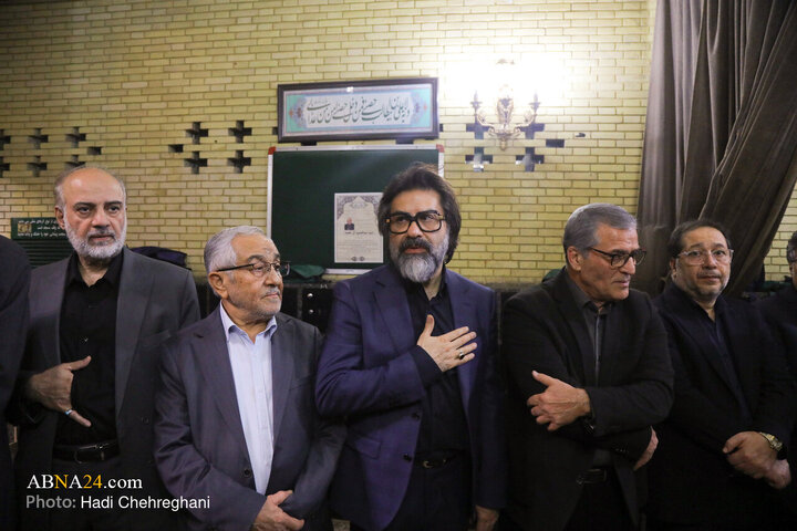 مراسم ترحیم همسر حضرت آیت الله سیستانی در تهران