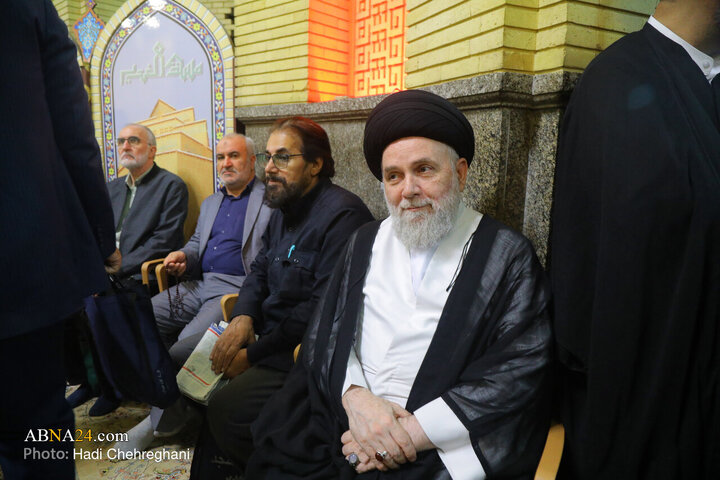 مراسم ترحیم همسر حضرت آیت الله سیستانی در تهران