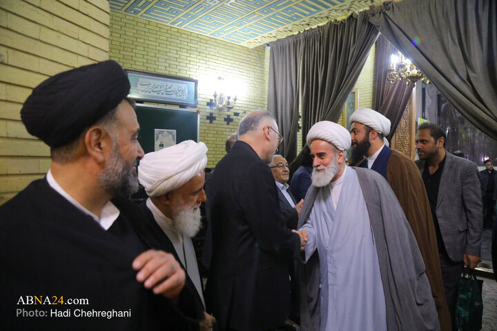 مراسم ترحیم همسر حضرت آیت الله سیستانی در تهران