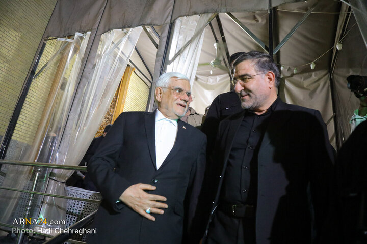 مراسم ترحیم همسر حضرت آیت الله سیستانی در تهران