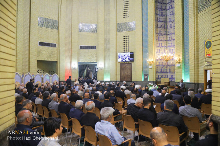 مراسم ترحیم همسر حضرت آیت الله سیستانی در تهران