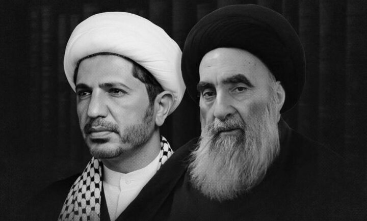 پیام تسلیت شیخ علی سلمان از زندان به آیت‌الله سیستانی  