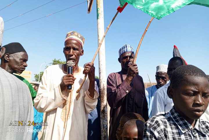 راهپیمایی پیروان شیخ زکزاکی در شهر  کاتسینا، نیجریه